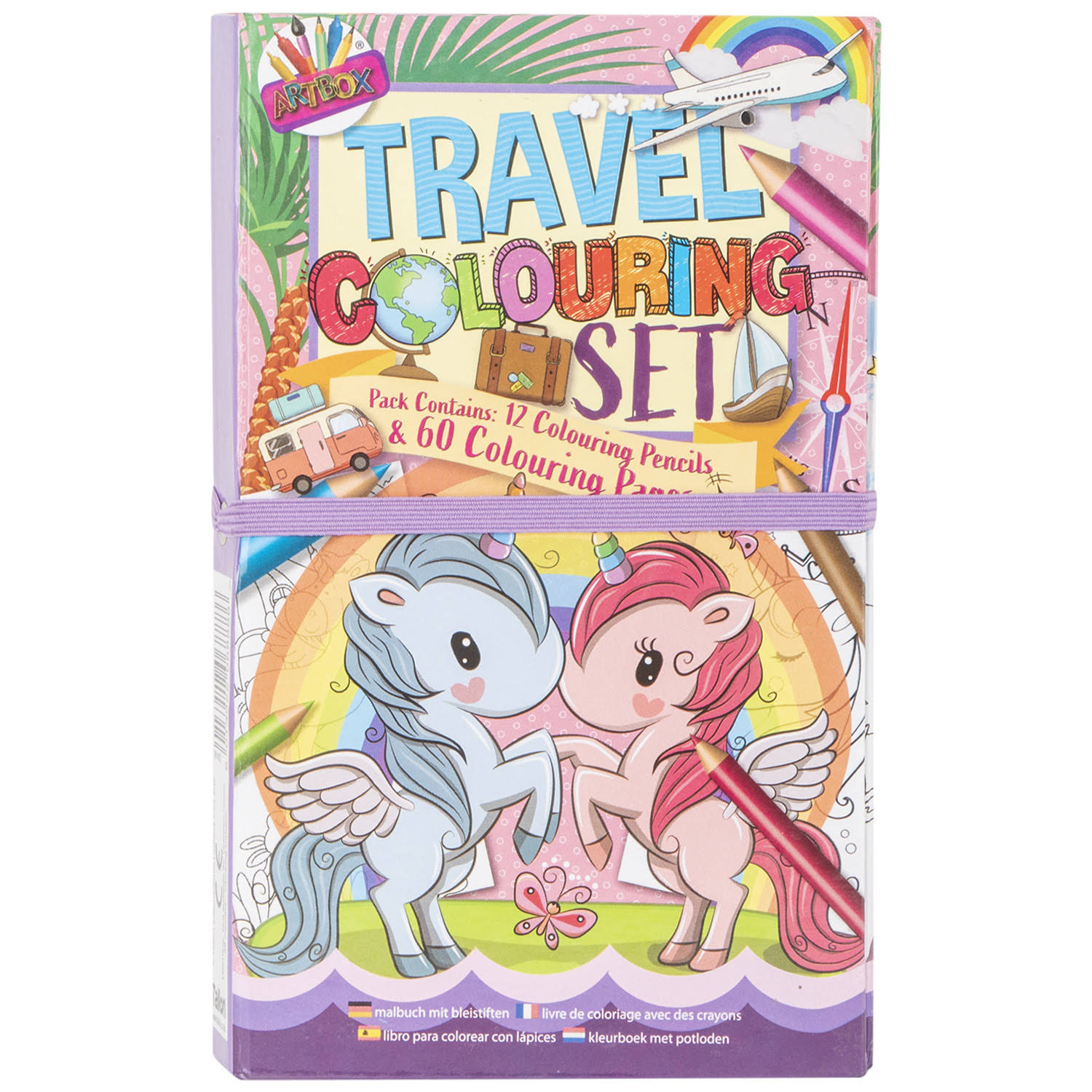 Artbox Travel Colouring Set - Girls