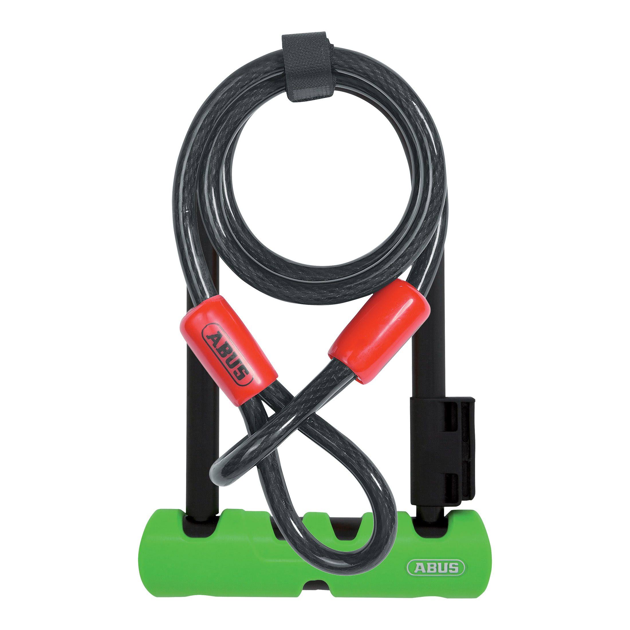 ABUS Keyed U-Lock Ultra Mini 410 + Cobra Cable