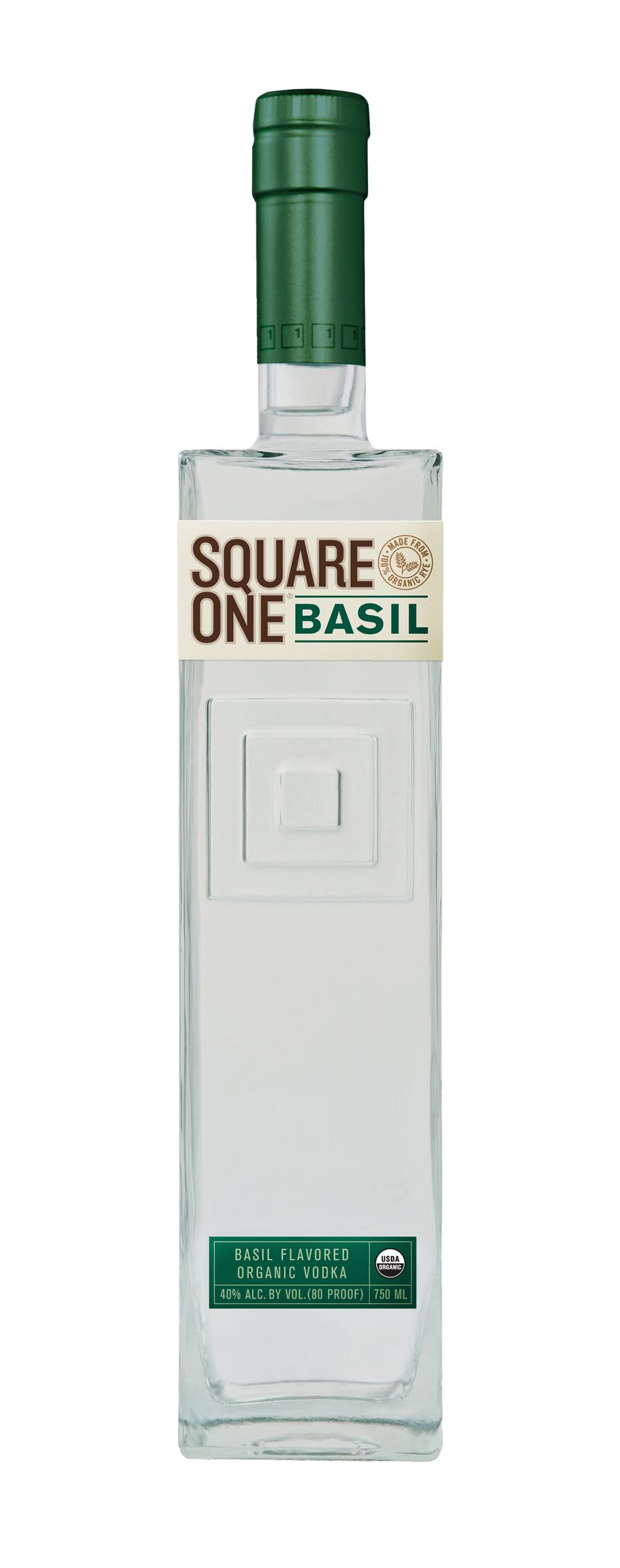 Square One Basil Vodka - 750 ml bottle