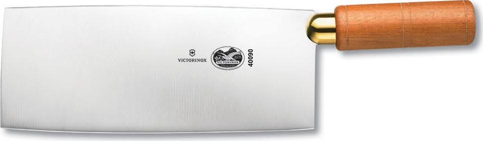Victorinox - 8" x 3" Curved Chinese Cleaver with Walnut Handle - 40090