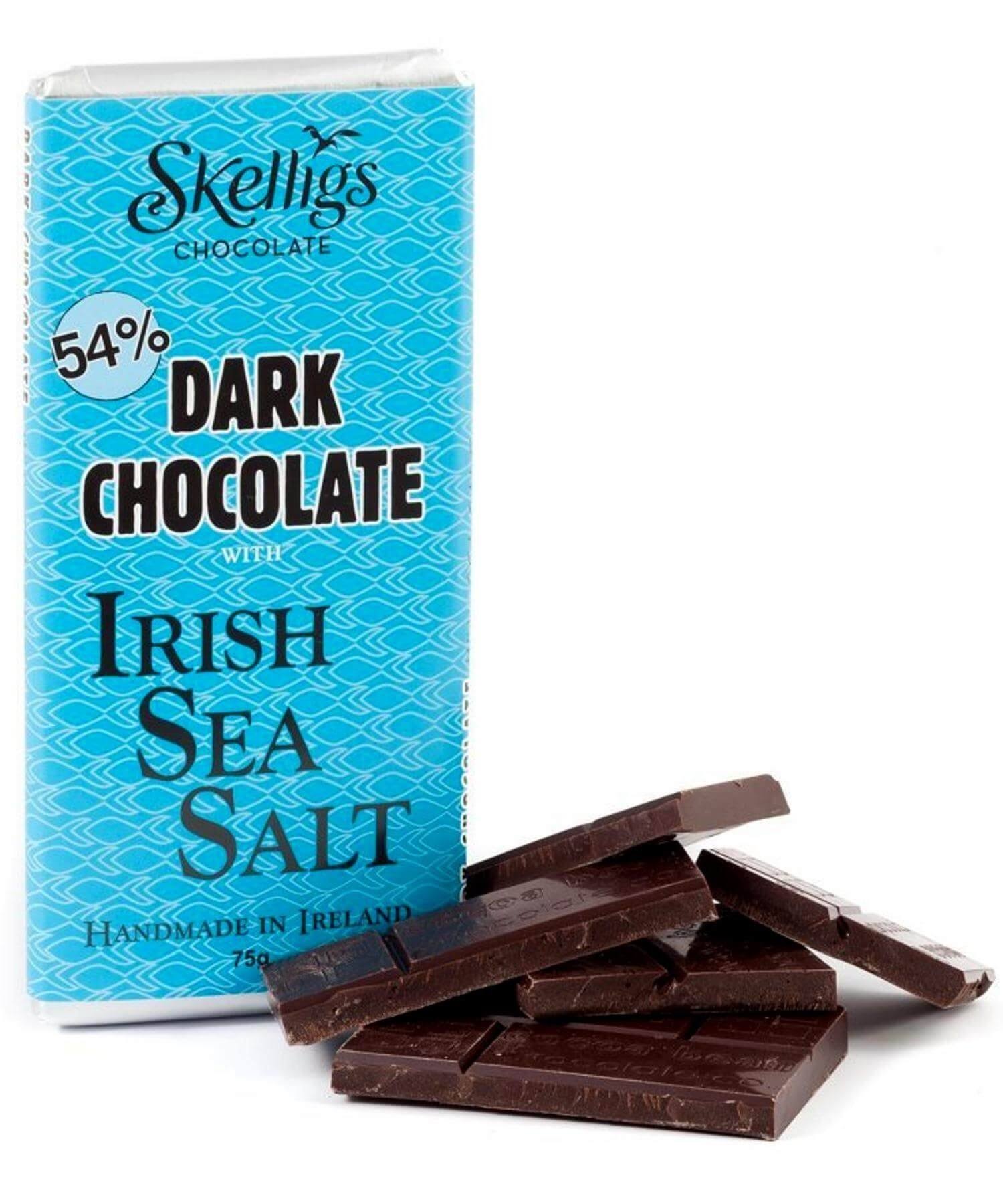 Skelligs Chocolate Co. Sea Salt Chocolate Bar