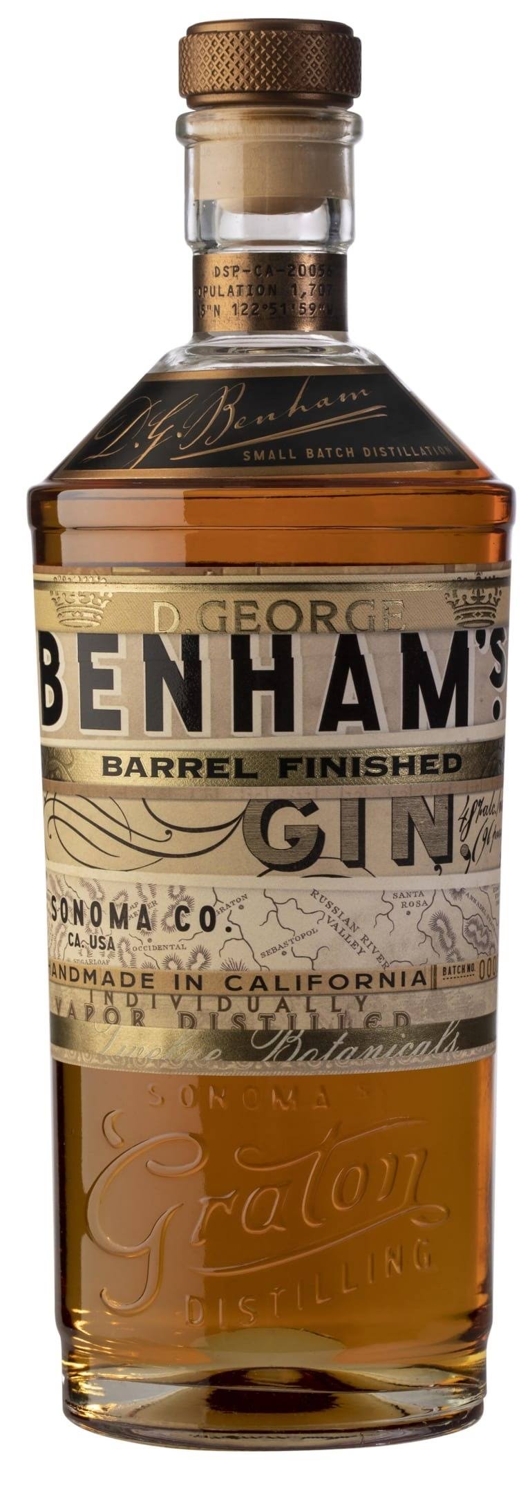 D George Benham's Barrel Finished Gin (750ml)
