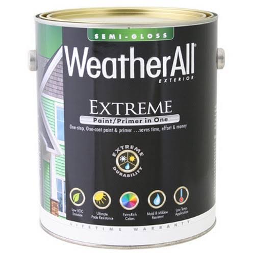 True Value WeatherAll White Semi-Gloss Paint - 1gal
