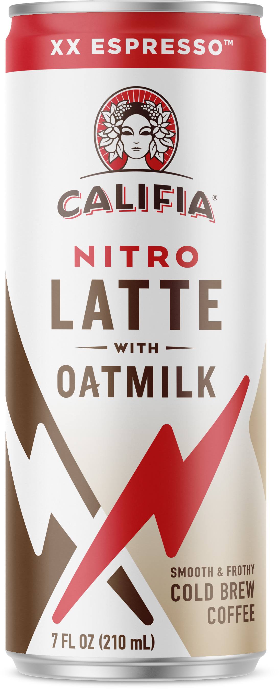 Califia Farms Nitro Latte with Oatmilk Espresso, 210ml