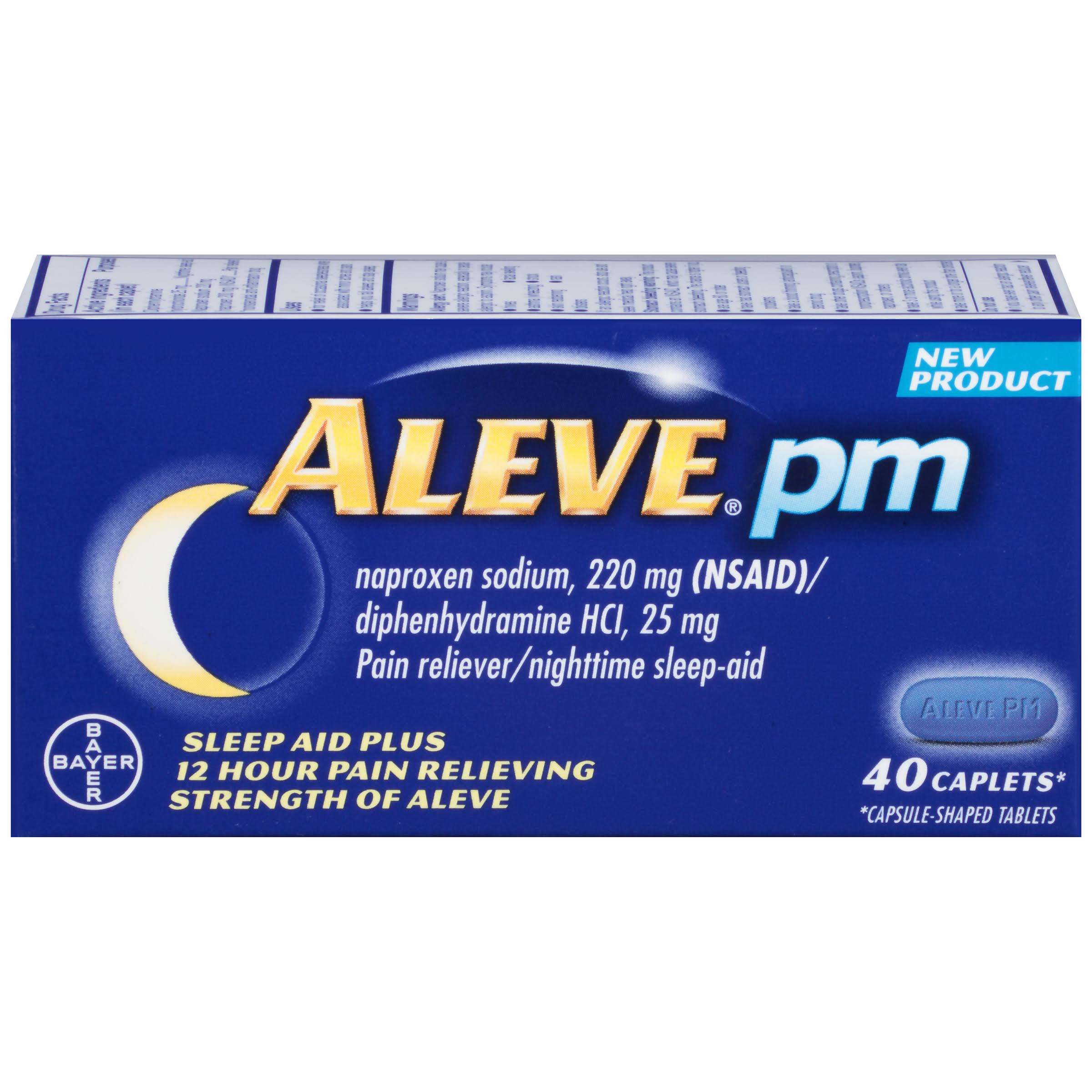 Aleve PM Pain Reliever/Nighttime Sleep Aid Caplets