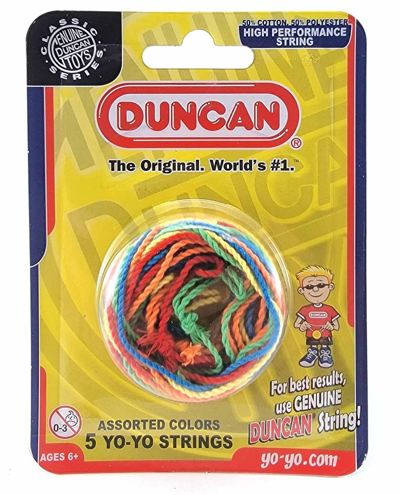 Duncan Yo Yo String - Multi Color, 5pk