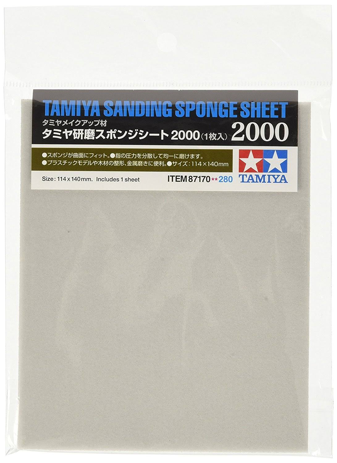 Tamiya 87170 Sanding Sponge Sheet 2000