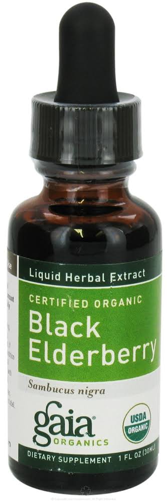 Gaia Herbs Black Elderberry Certified Organic Extract