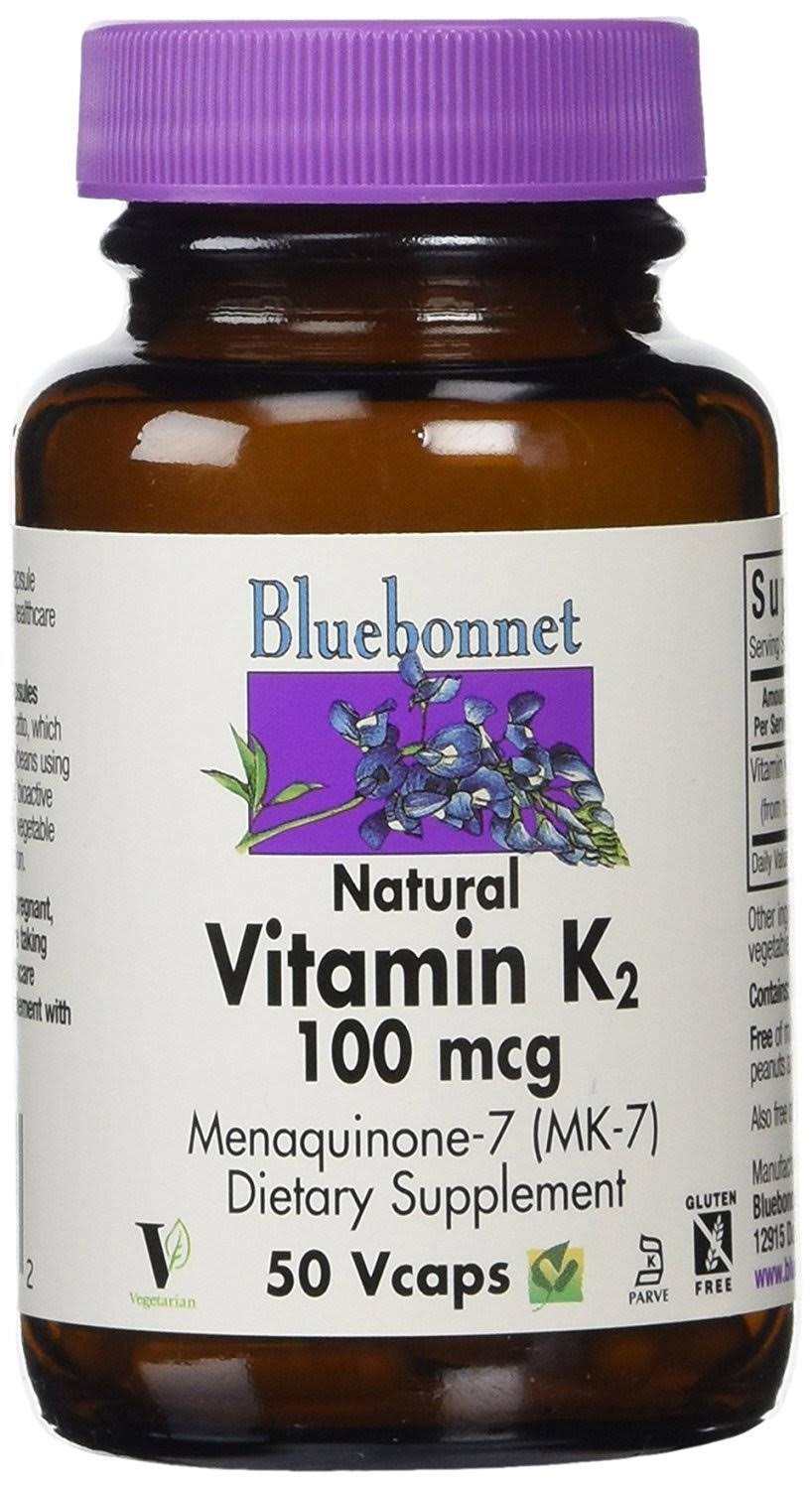 Bluebonnet Vitamin K2 Vegetarian Capsules