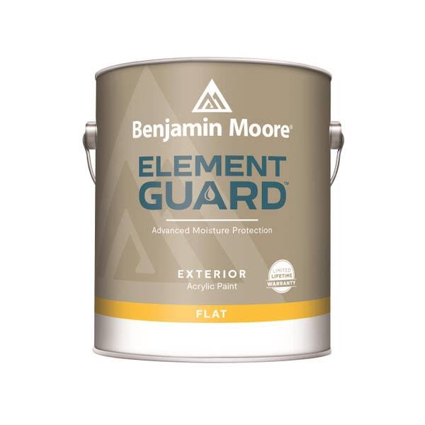 Benjamin Moore 1 Gallon Flat Base 3 Element Guard Exterior Paint