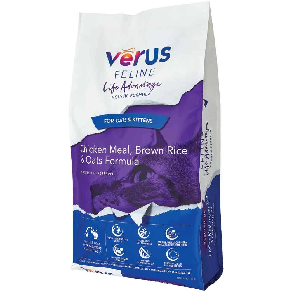 Verus Feline Life Advantage Dry Cat Food - 4 lb BAG.
