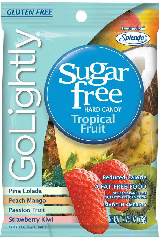Golightly Sugar Free Hard Candy - Tropical Fruit, 2.75oz