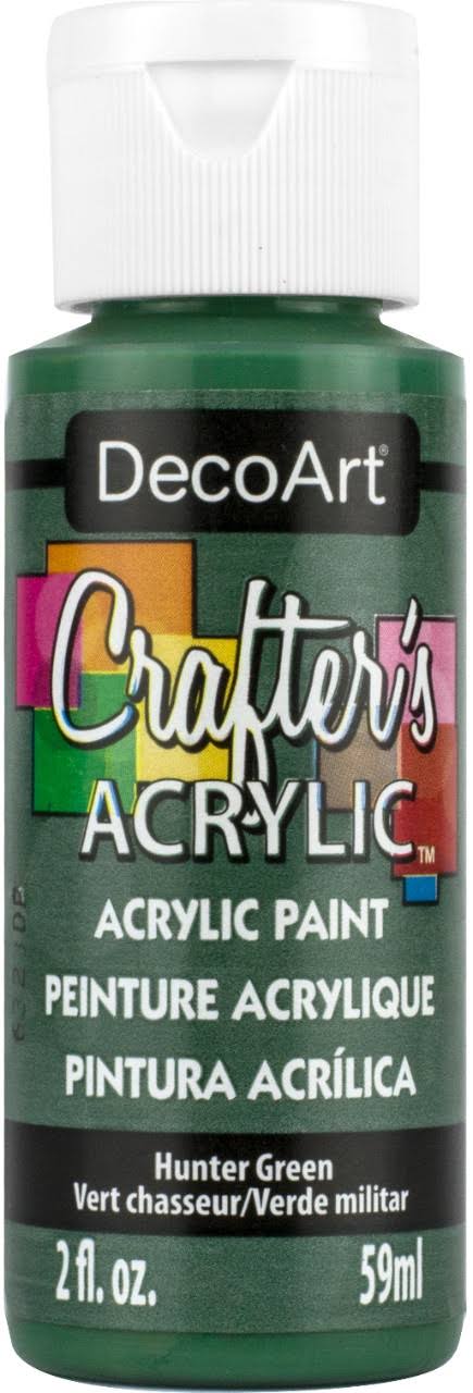 Deco Art Crafter's Acrylic Paint - #41 Hunter Green, 2oz