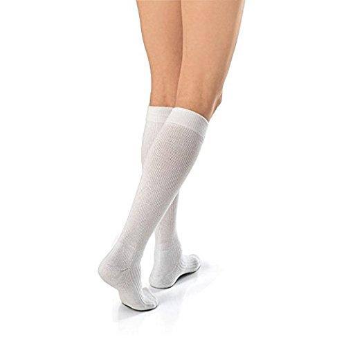 Jobst Medical Legwear Activewear Knee High Socks - Cool White. Large