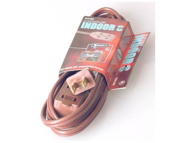 Coleman Cable Extension Cord - 6ft, Brown