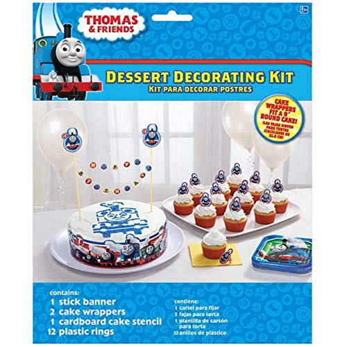 amscan Thomas The Train All Aboard Cake Decorating Kit