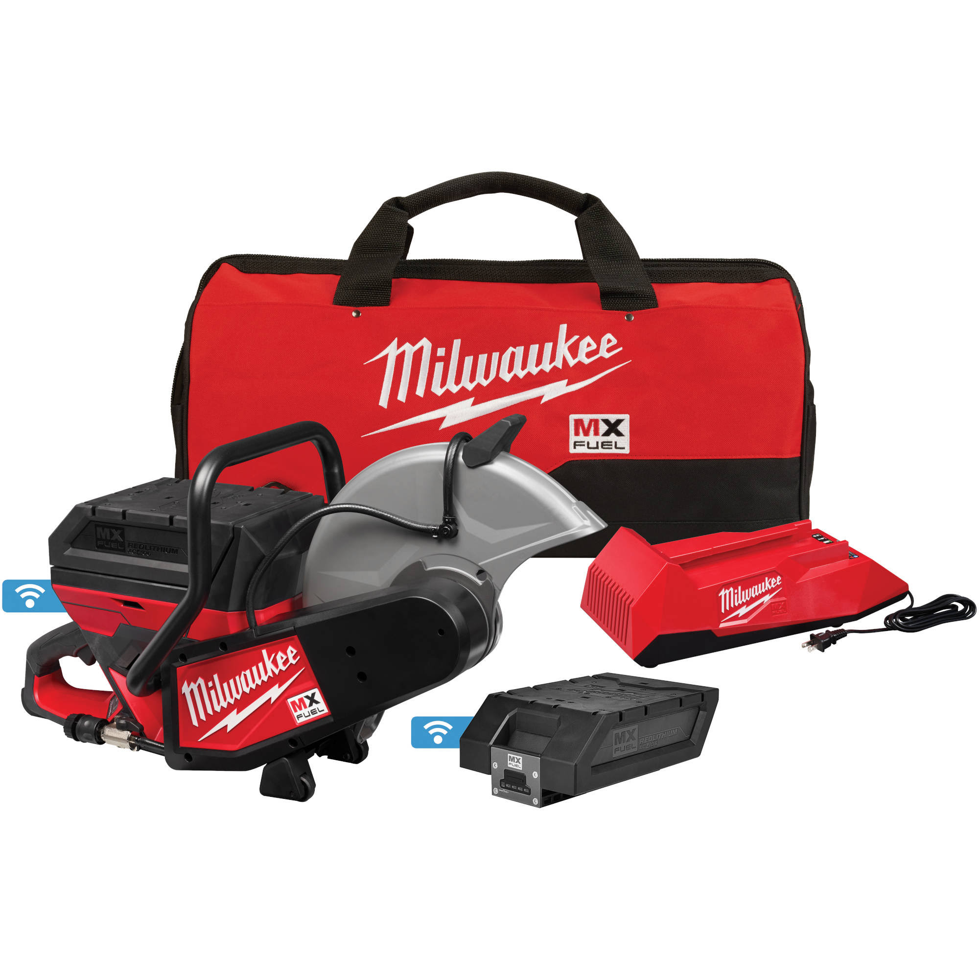 Milwaukee MX Fuel MXF314-2XC Cut-off Saw Kit, Lithium-Ion Battery, 14 in Dia Blade