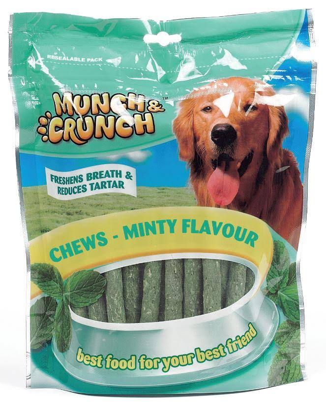 Munch & Crunch Minty Chews Dog Treats 250g
