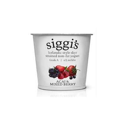 Siggis Skyr Acai And Mixed Berry Icelandic Style Yogurt, 5.3 Ounce -