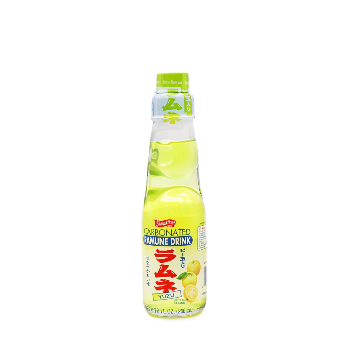 Shirakiku Carbonated Ramune Drink Yuzu 200ml