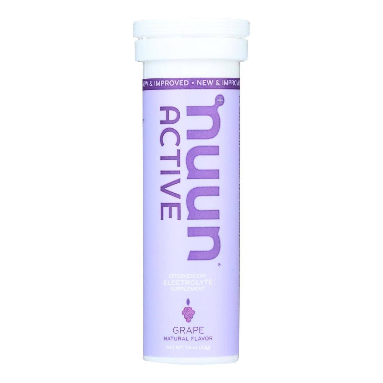 Nuun Hydration Electrolyte Enhanced Drink Tablets - Grape,10pk