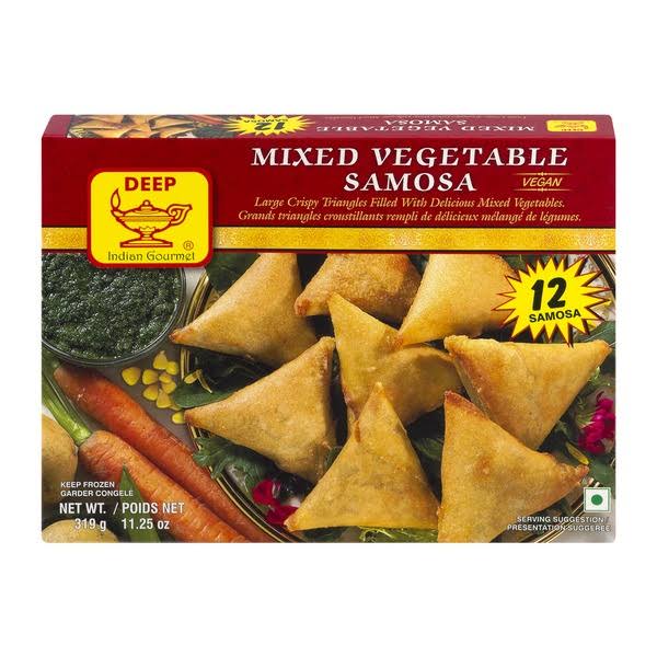 Deep Mixed Vegetable Samosa Vegan - 12 ct - 11.25 oz