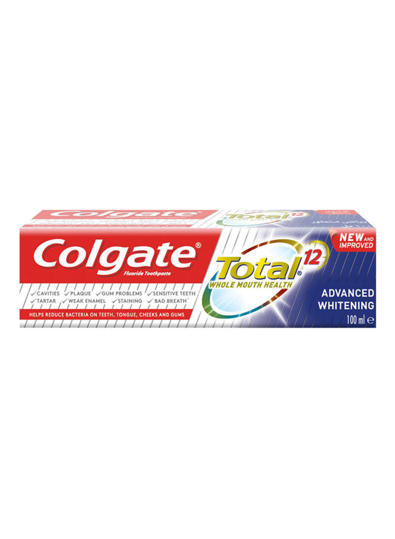 Colgate Total Advance Whitening Toothpaste 100ml