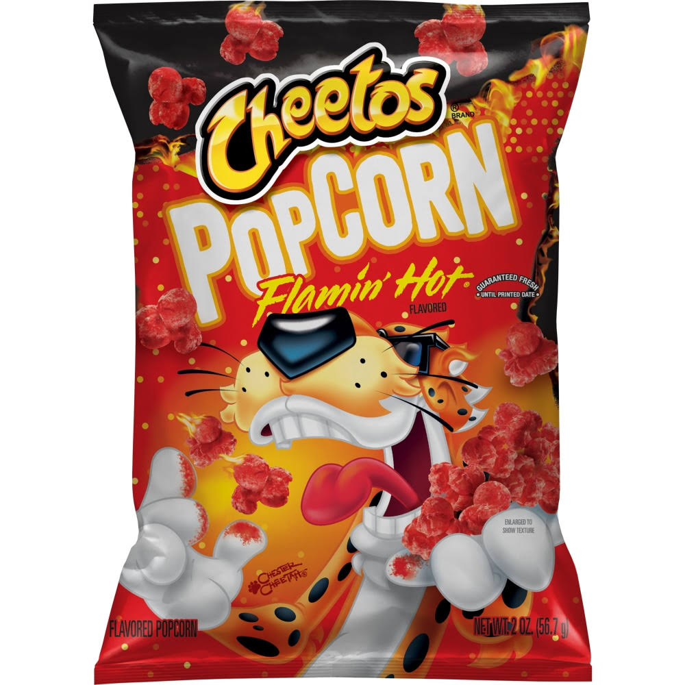 Cheetos Popcorn, Flamin' Hot Flavored - 2 oz