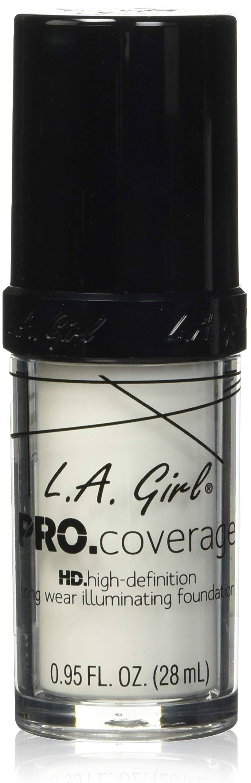 L.A. Girl Pro Coverage Liquid Foundation - White, 0.95oz