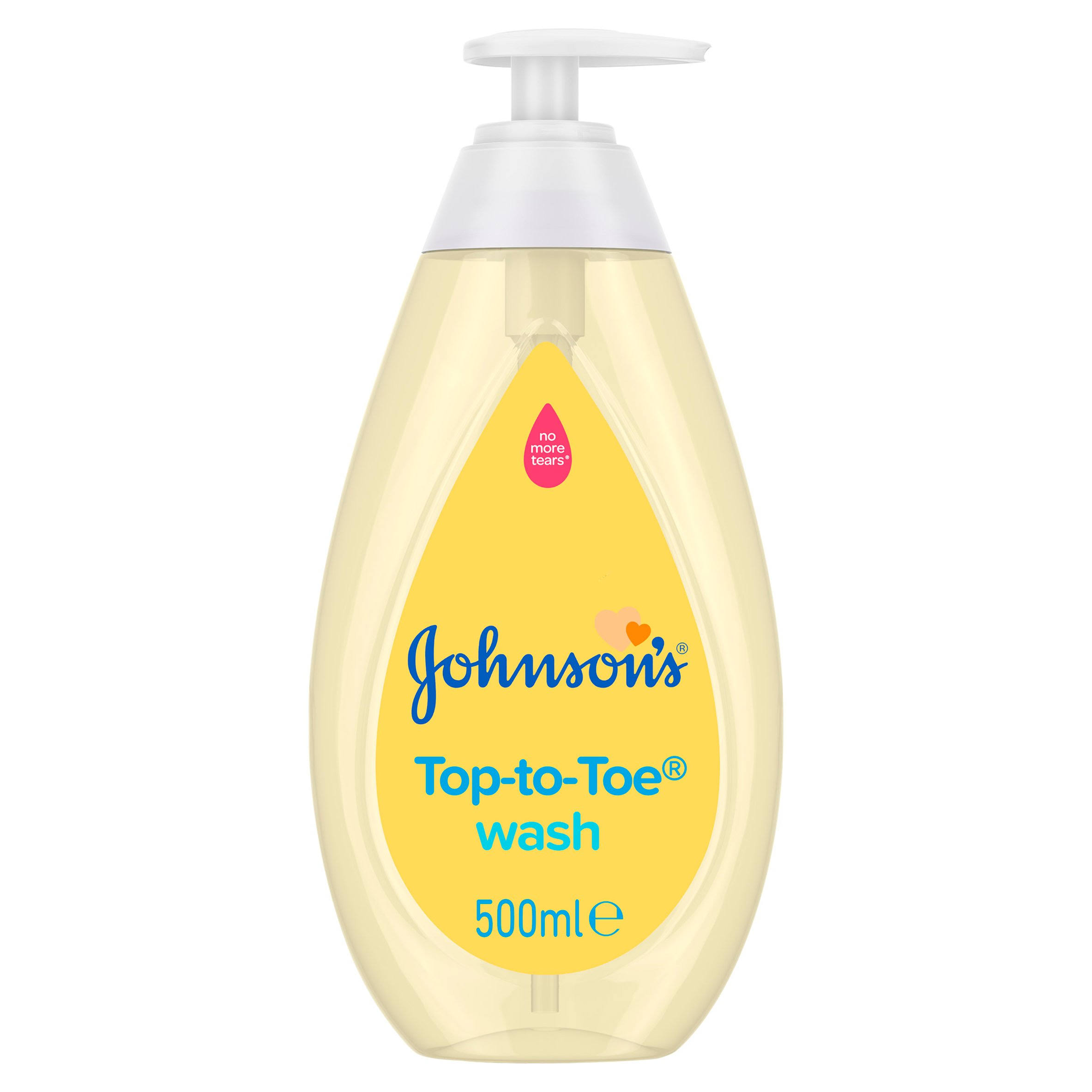 Johnson's Baby Top-To-Toe Wash 500ml – Formulated for Newborn's Delicate Skin
