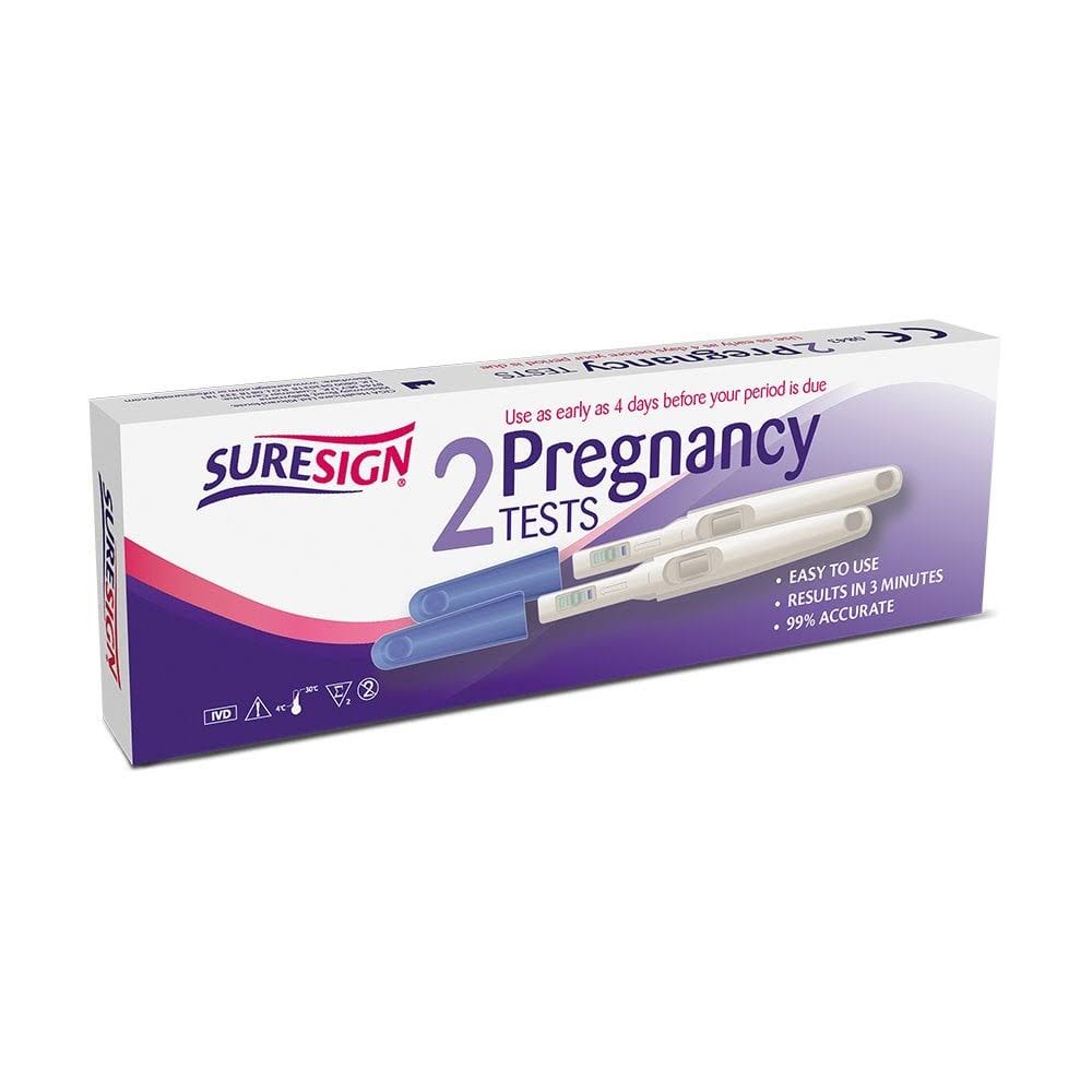 Suresign Pregnancy Tests - x2