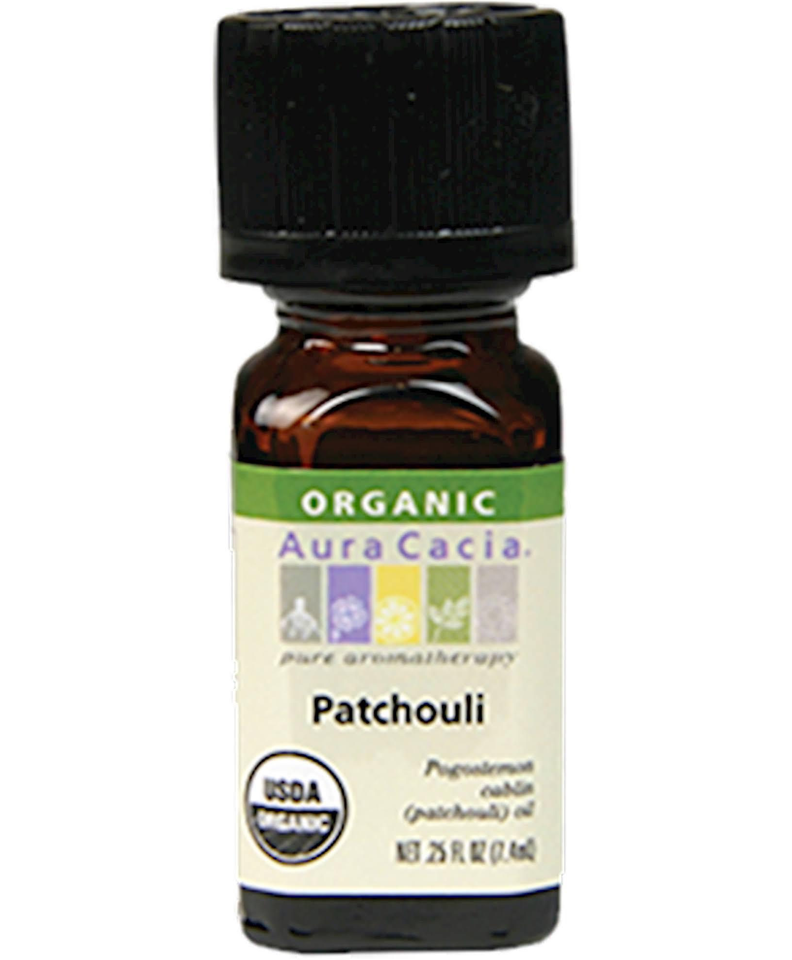 Aura Cacia Certified Organic Essential Oil - Patchouli, 0.25oz