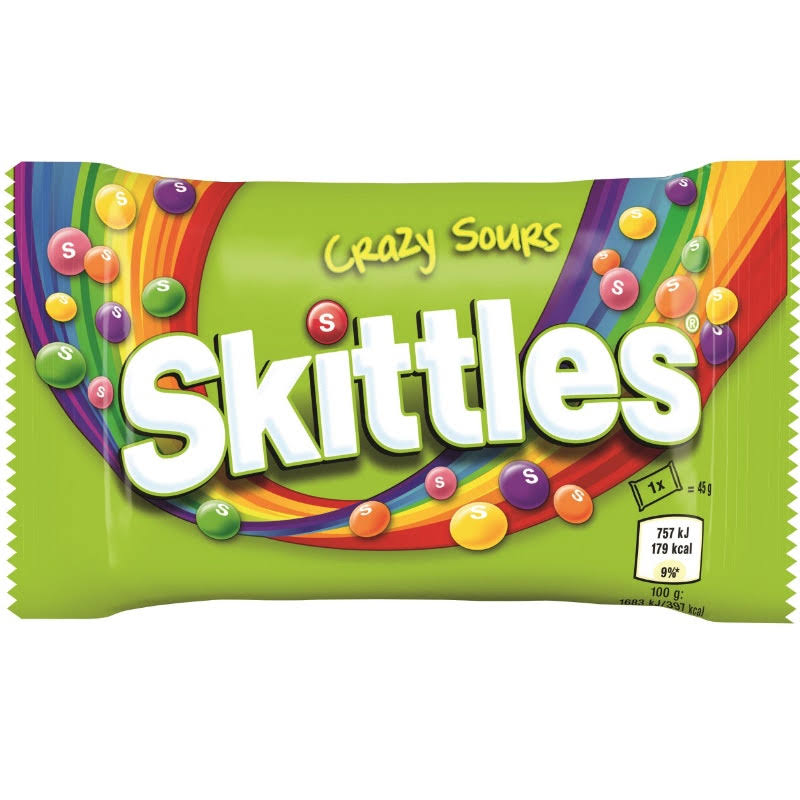 Skittles, Sour, 1.8 Oz