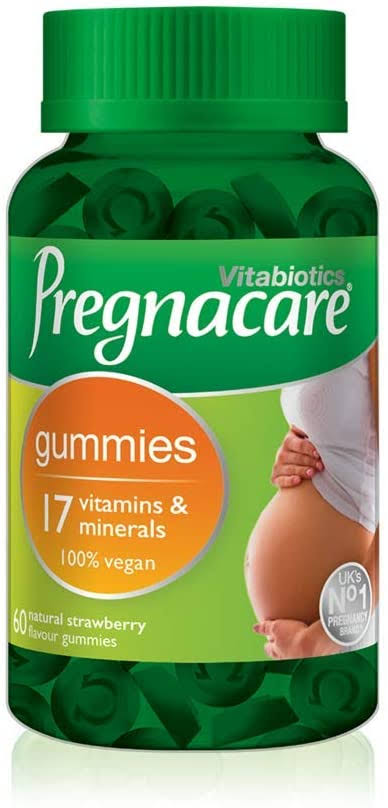 Vitabiotics Pregnacare Gummies - Natural Strawberry Flavour, 60ct