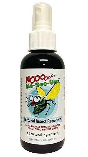 No No-See-Um All Natural No Deet Insect Repellent Spray Bottle
