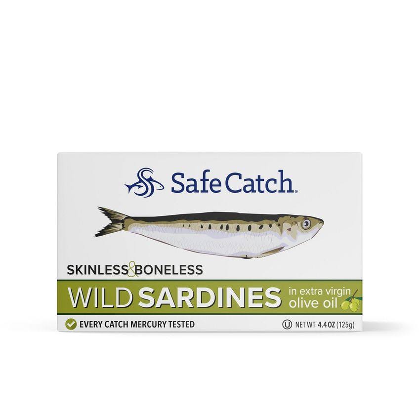 Safe Catch Sardines in Extra Virgin Olive Oil Skinless & Boneless -- 4.4 oz