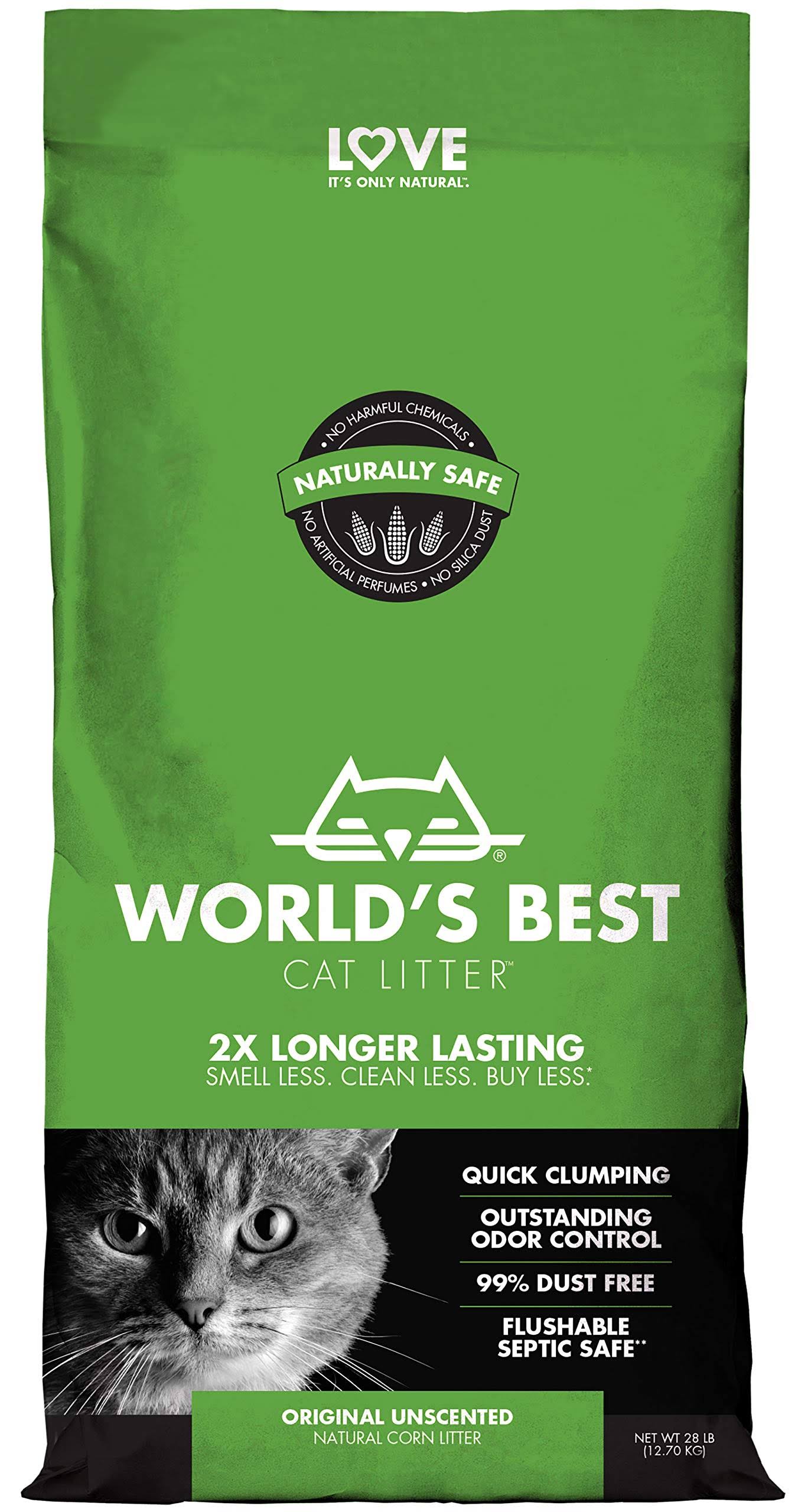 World's Best Cat Litter Clumping Formula - 28 Lb