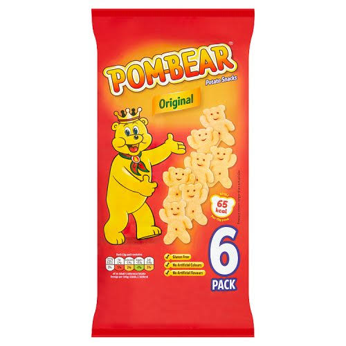 Pom Bear Original Snacks 6 Pack Delivered to Australia