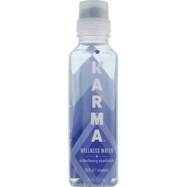 Karma Wellness Water, Elderberry Starfruit - 18 fl oz
