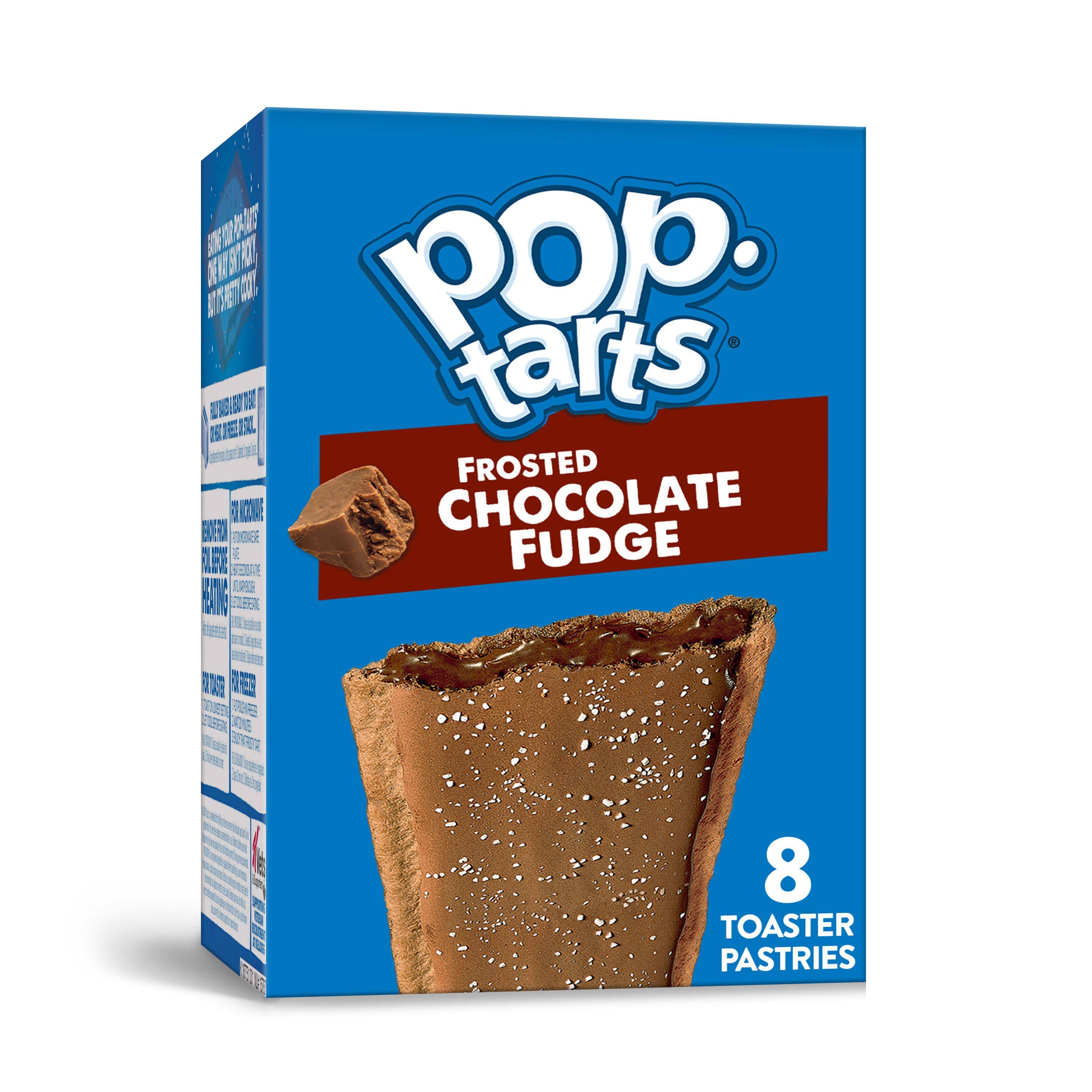 Pop-Tarts Toaster Pastries, Chocolate Fudge, Frosted - 8 toaster pastries, 13.5 oz