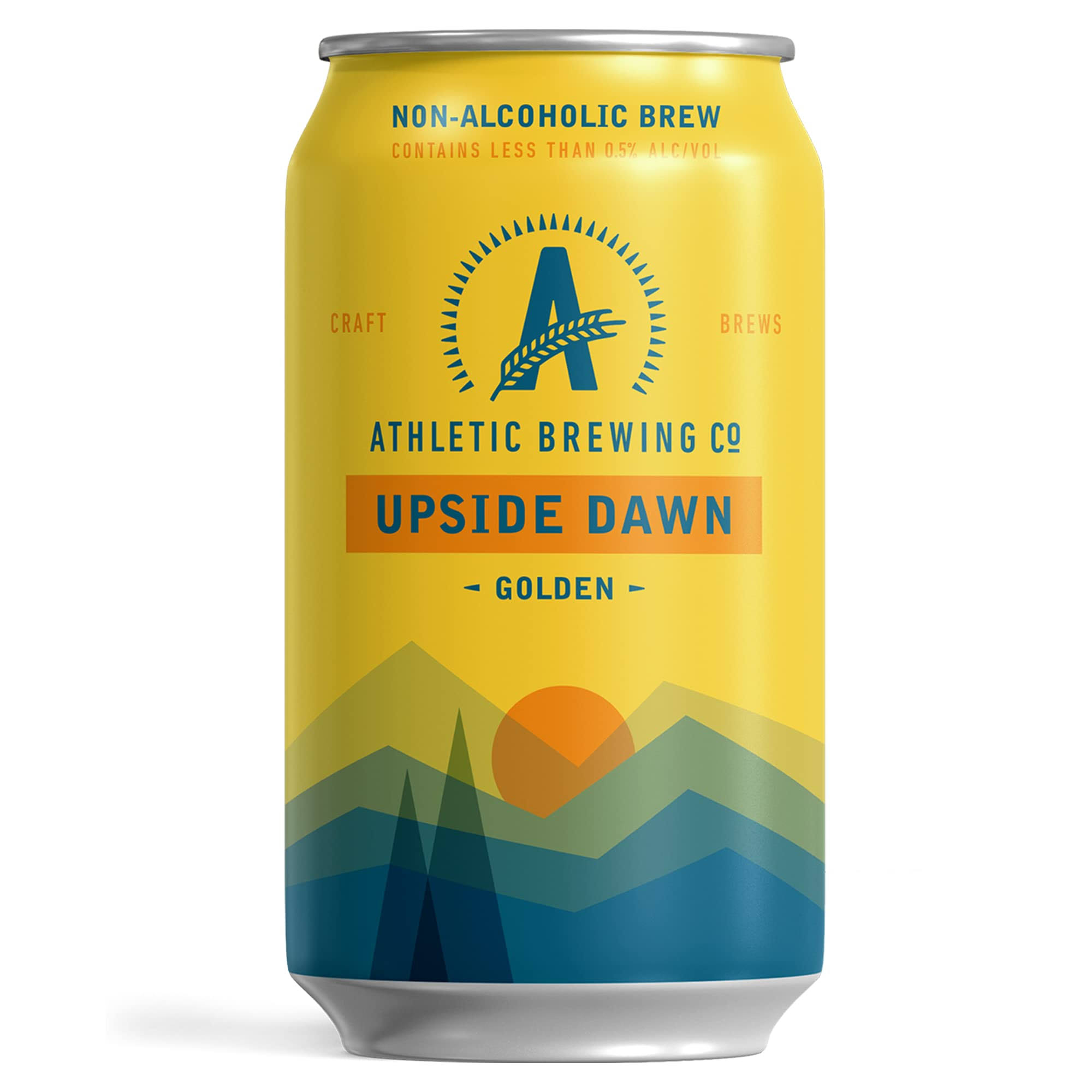Athletic Brewing Upside Dawn Non Alcoholic Beer 12Pk 12oz