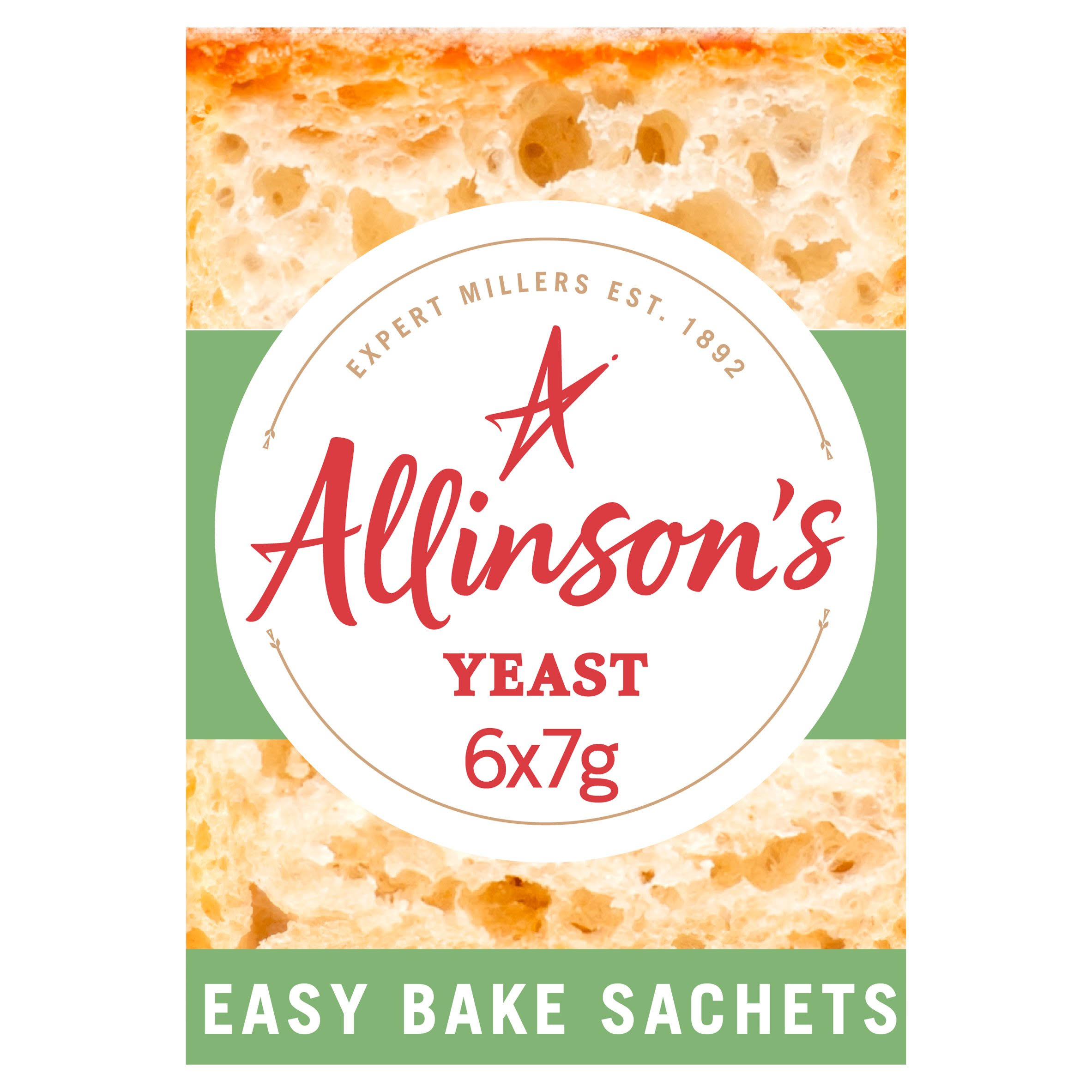 Allinson Easy Bake Yeast - 7g, x6