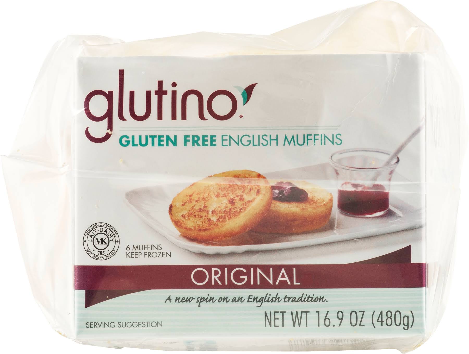 Glutino Gluten Free English Muffins - 16.9oz, 6ct