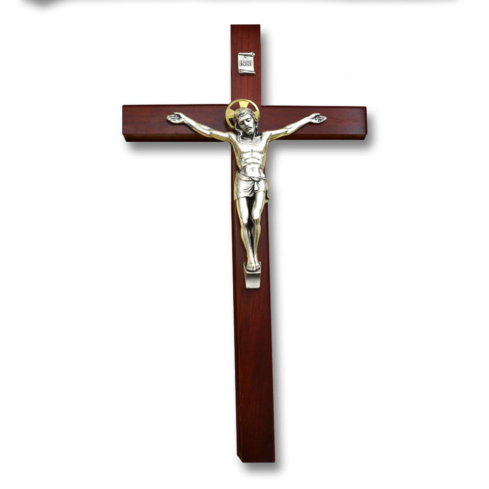 Salerni Rosewood Crucifix 12in | St. Patricks Guild