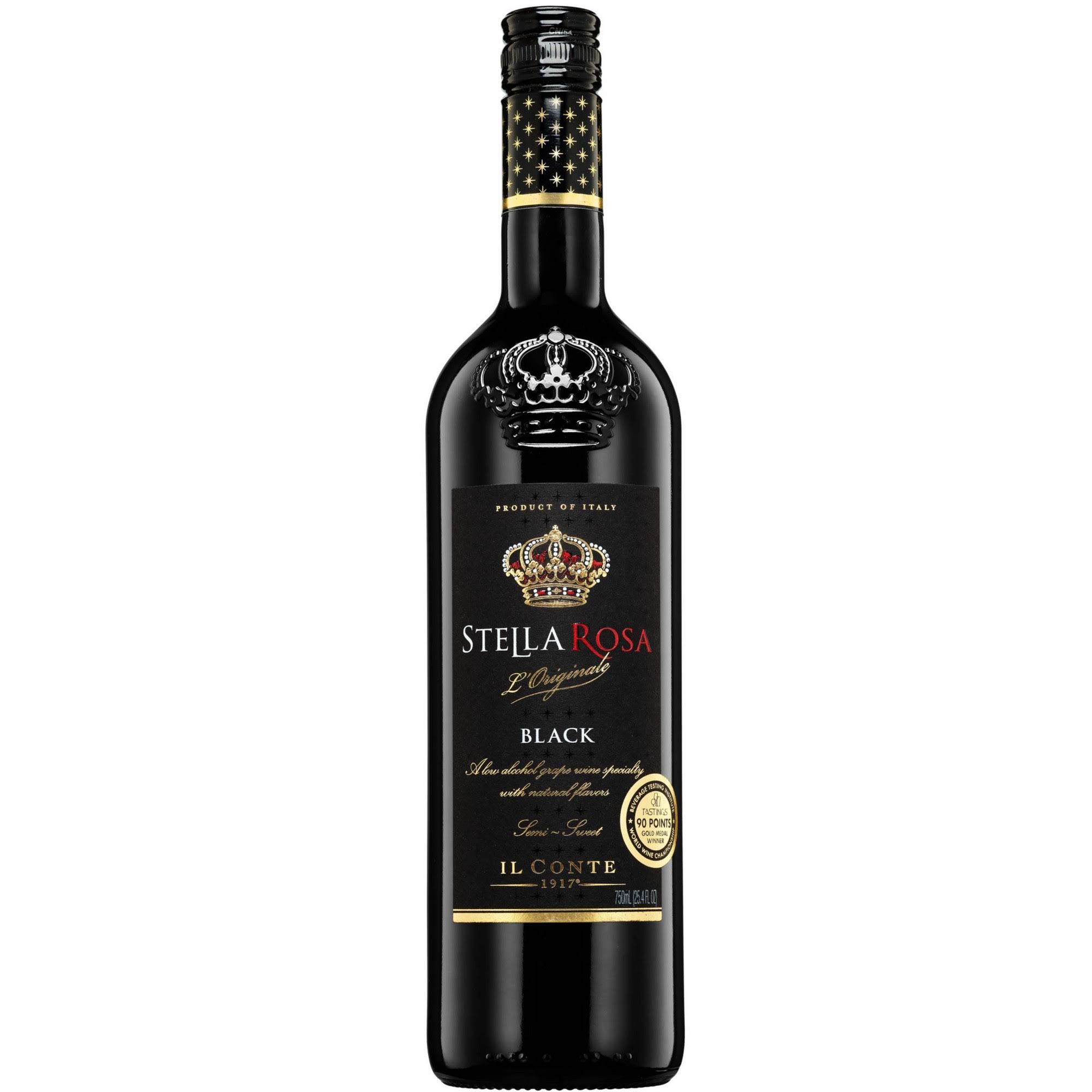 Il Conte Stella Rosa Stella Black Red Wine
