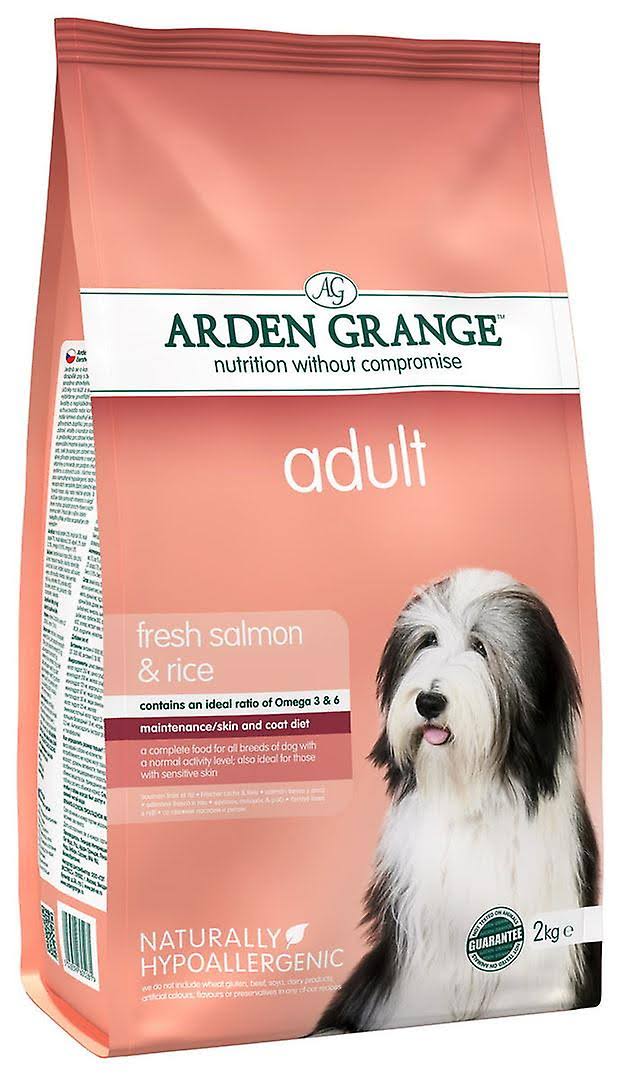 Arden Grange Adult Dog Food - Salmon and Rice, 12kg