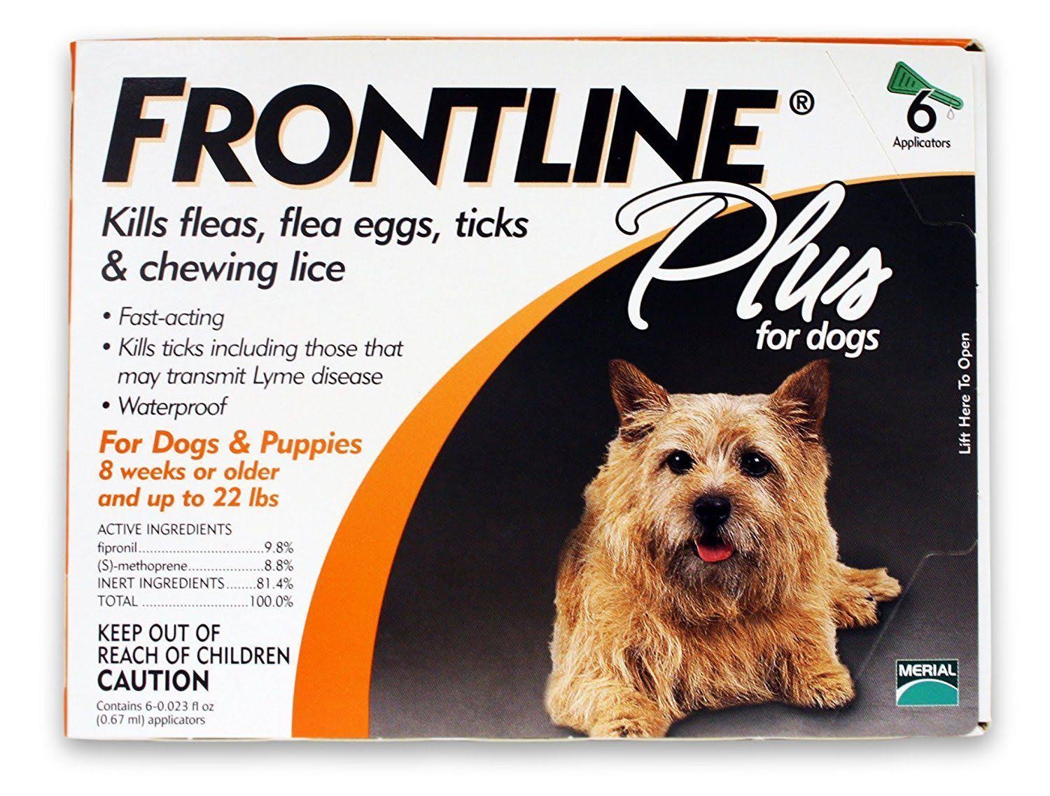 Frontline Plus Dog Flea Drops - 0.023oz, 3ct