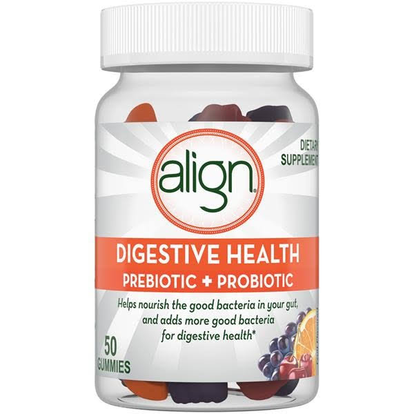 Align Digestive Health Prebiotic + Probiotic Gummies - 50 ct