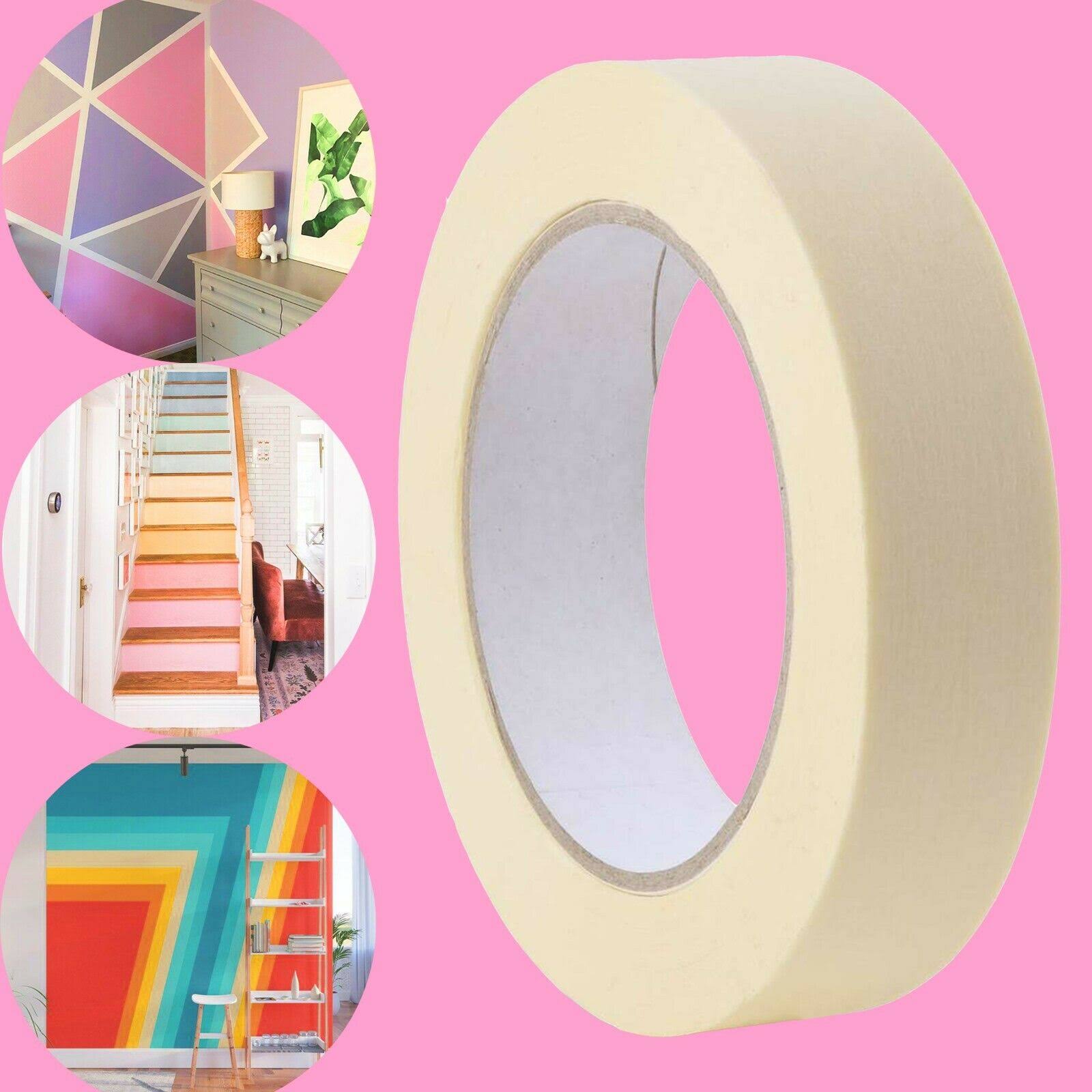 40mx24mm Masking Tape Professional Painting Decorating Edge Protection Removable