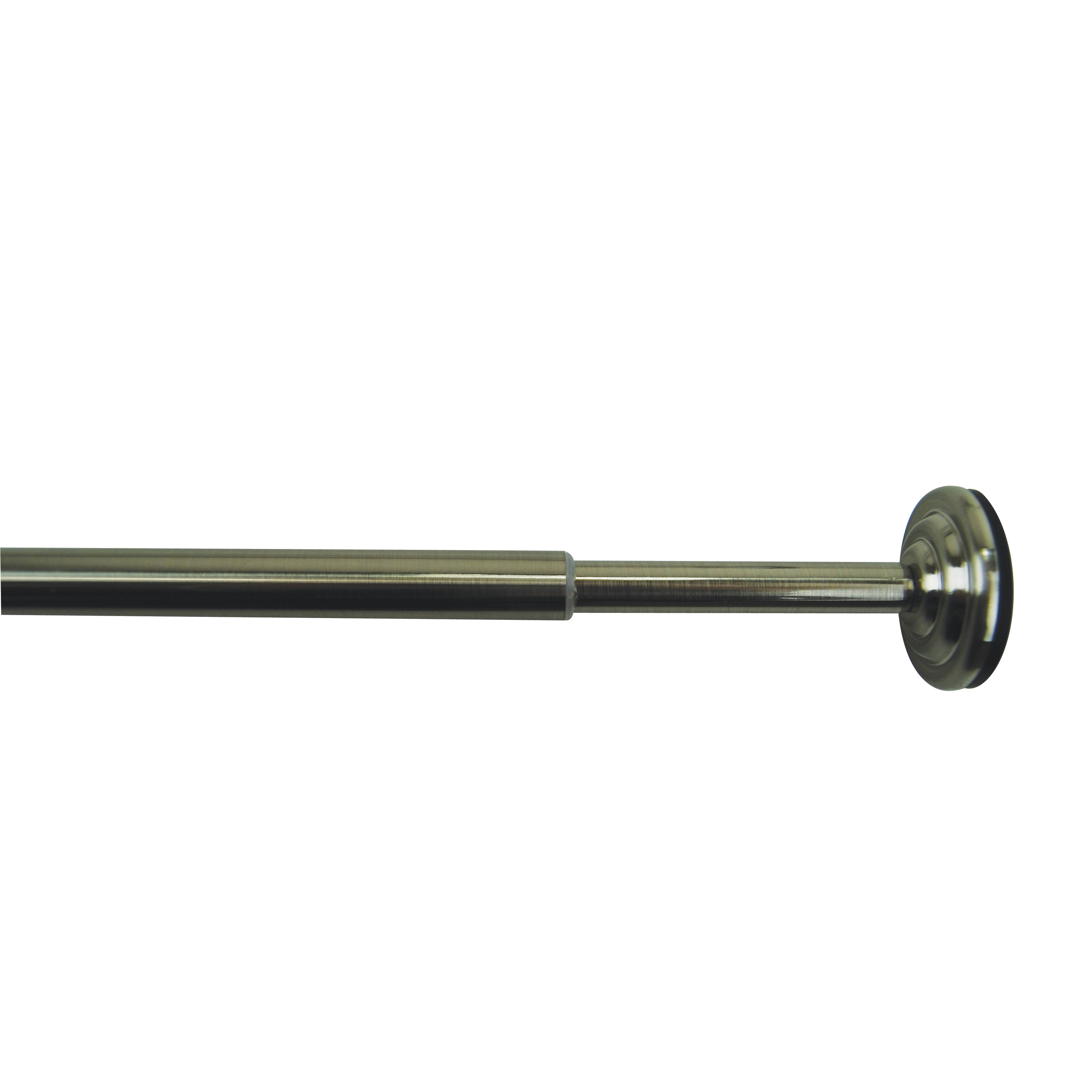Versailles Home Fashions MTR2436-903 0.5 In. Tension Rod 24-36 In. - Brushed Nickel